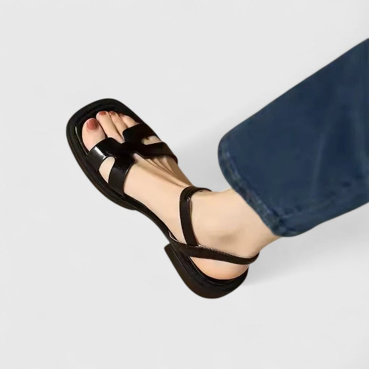 Deliane | Elegant Flat Sandals Women