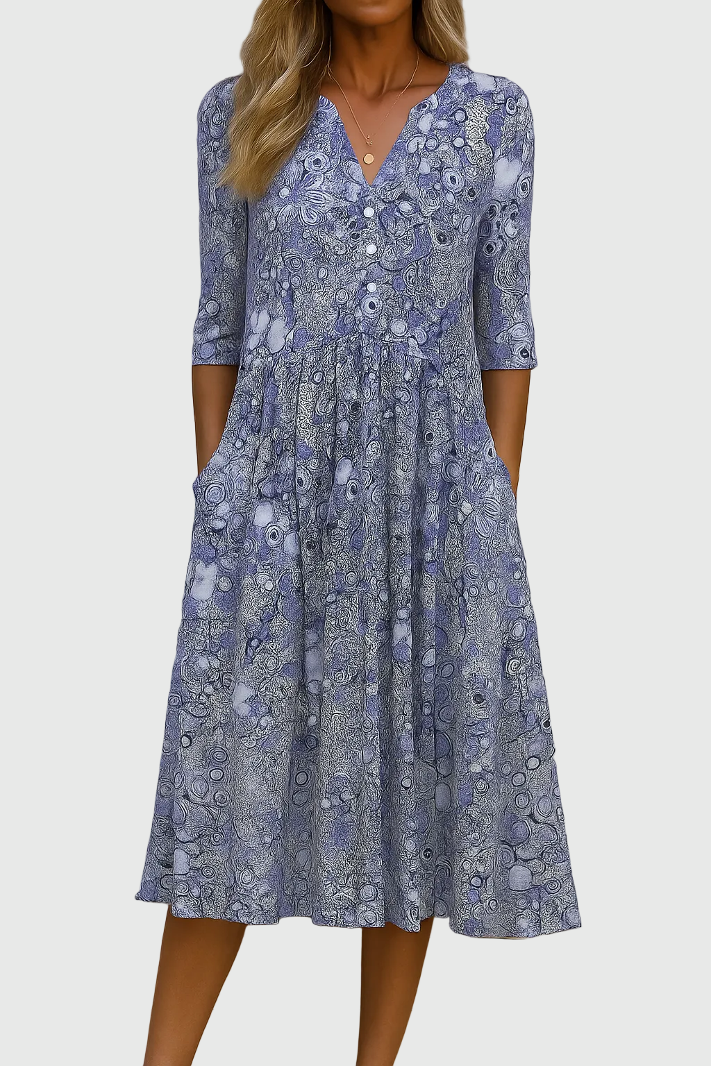 Harlow | Elegant Midi Dress for Women