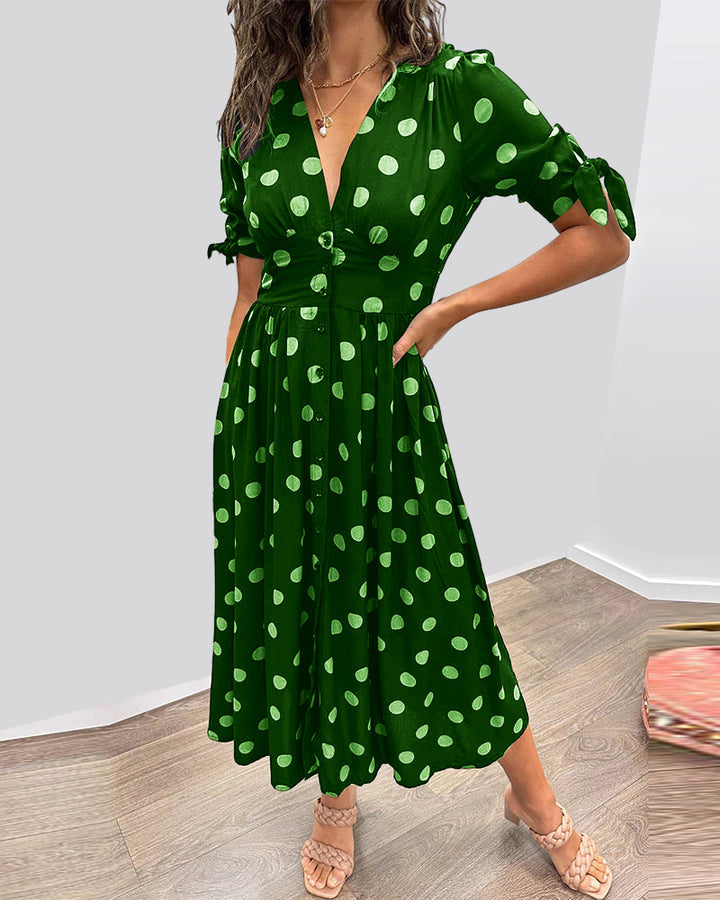 Monique™ | Timeless Polka Dot Dress