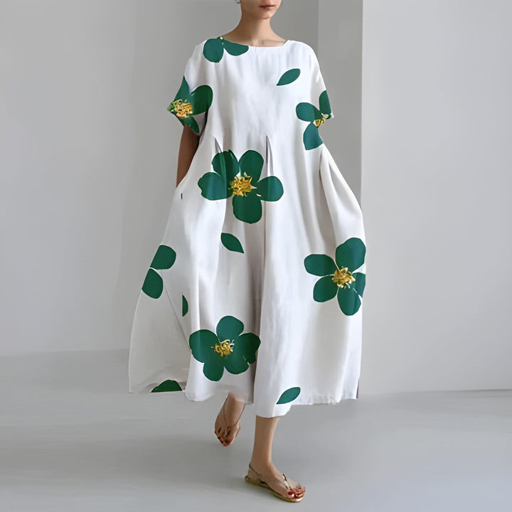 Zara™ | Elegant Floral Print Dress