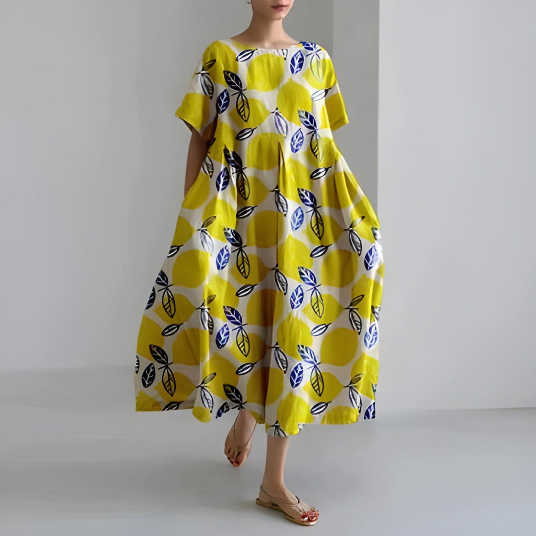 Zara™ | Elegant Floral Print Dress