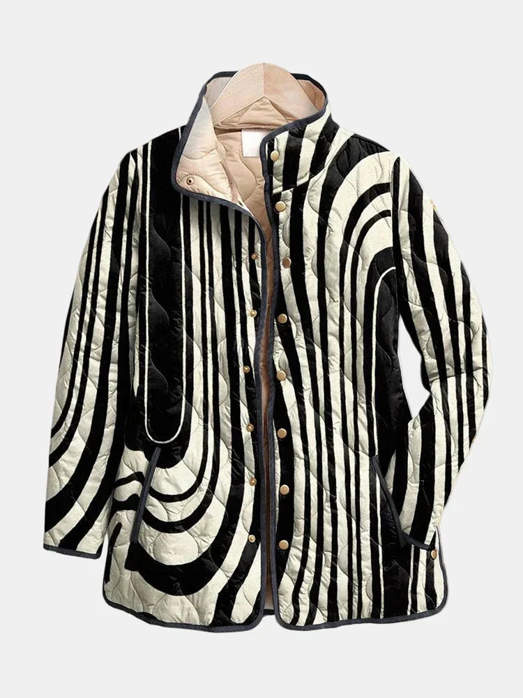 Amaya | Cozy Floral Quilted Jacket