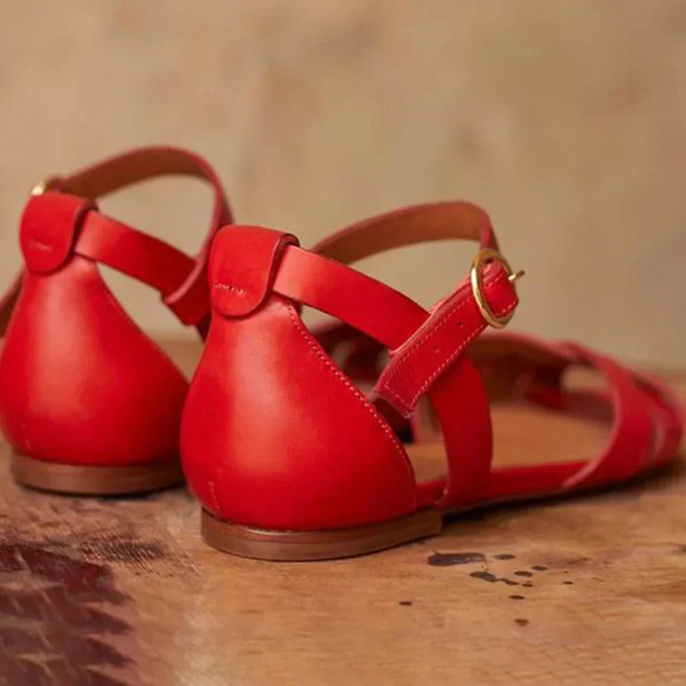 Alma | Strappy Flat Sandals